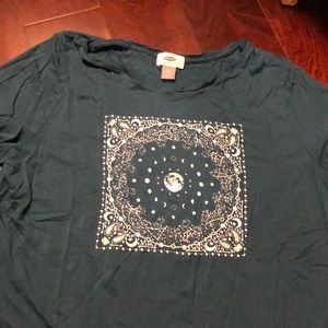 Celestial teal t-shirt.